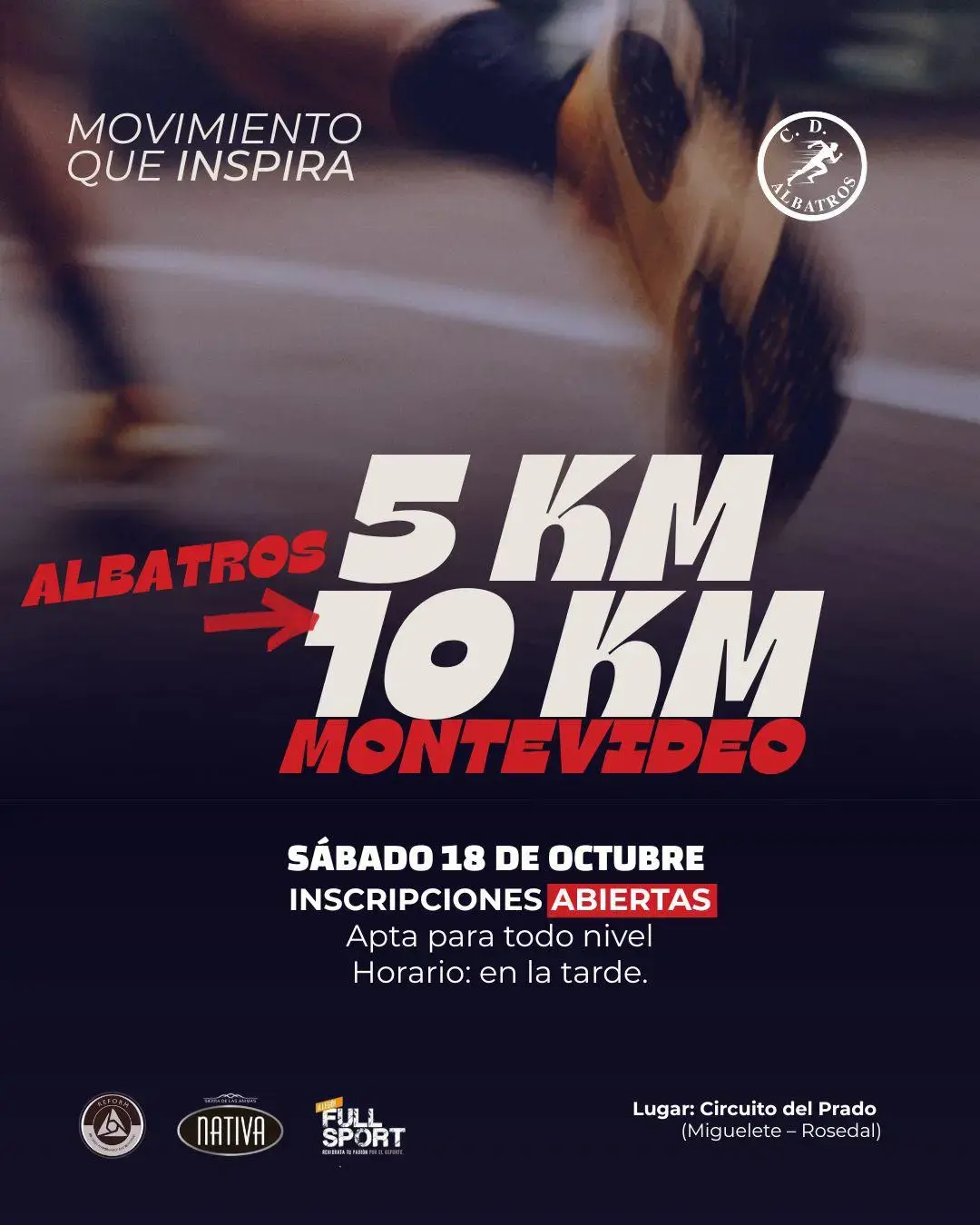 Se viene la Maratón 5K y 10K de Albatros